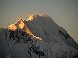
Roc Noir Khangsar Kang And Annapurna North Face With Annapurna East, Annapurna Central and Annapurna I Main Summits At Sunrise Climbing From Col Camp To The Chulu Far East Summit
